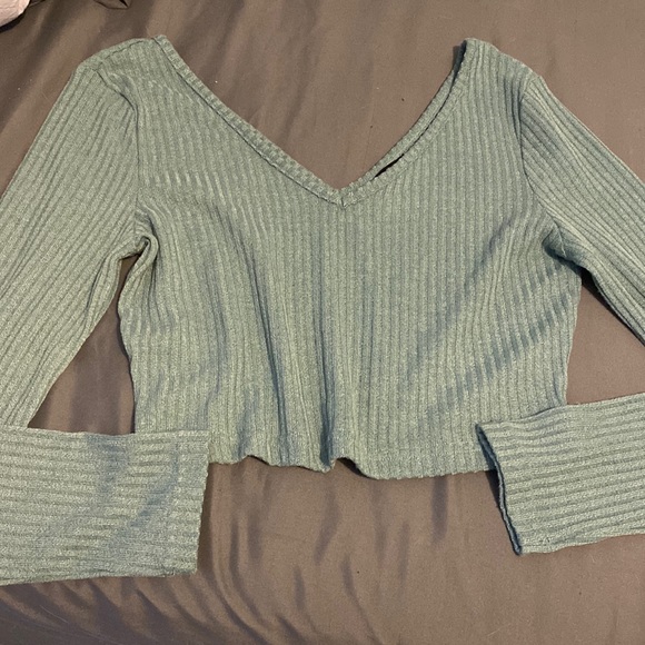 SHEIN crop top long sleeve size small - Picture 1 of 1